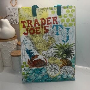 Trader Joe’s Culinary World Traveler reusable Shopping Bag Rare Retired Tote
